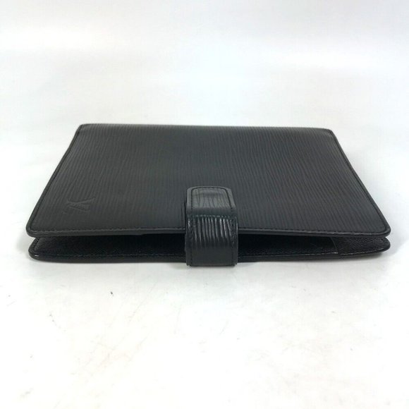 LOUIS VUITTON Epi AgendaMM cover case Notebook cover Epi Leather Black - Picture 15 of 15
